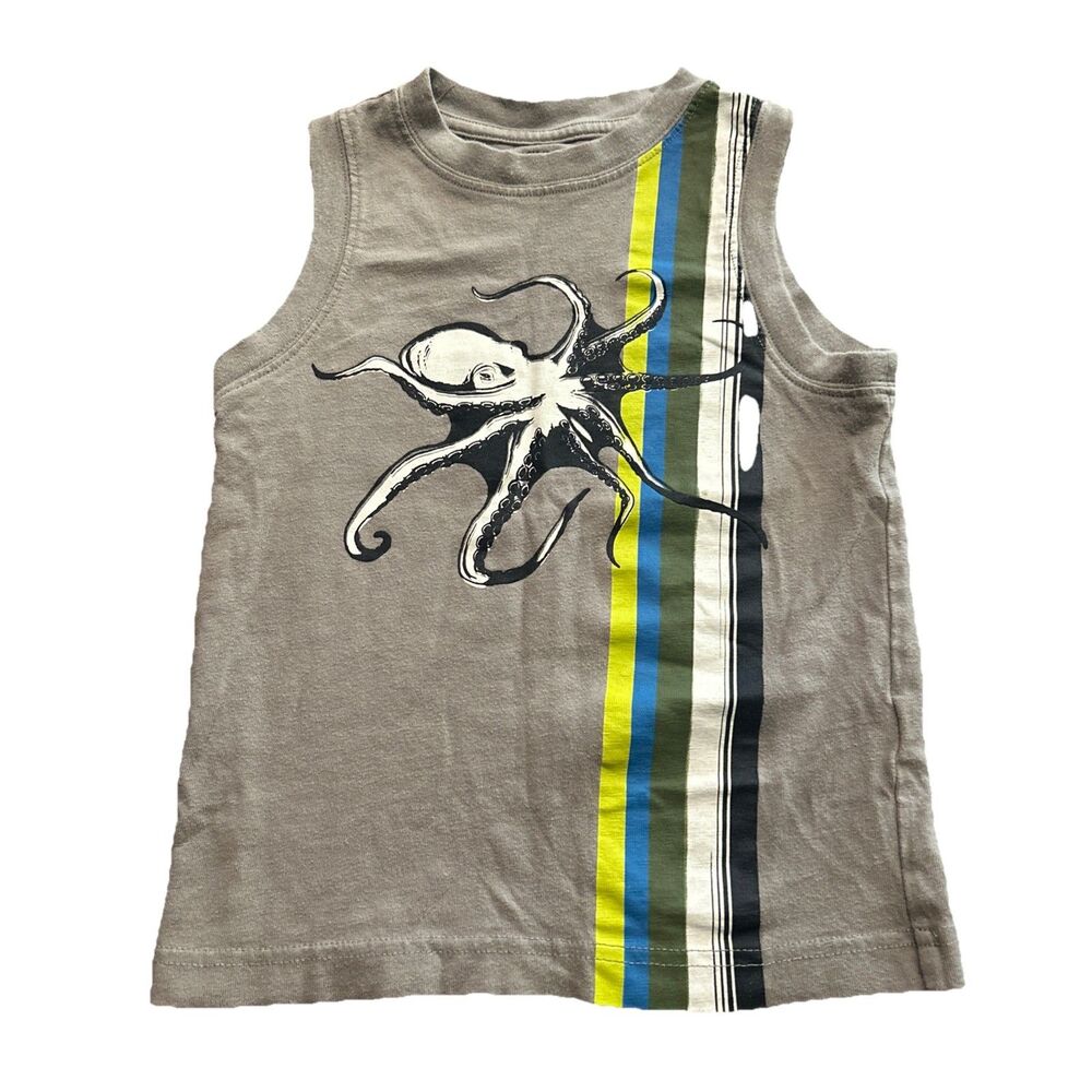 5 For $10 ⭐️ Gymboree Octopus Gray Tank Top Size 4